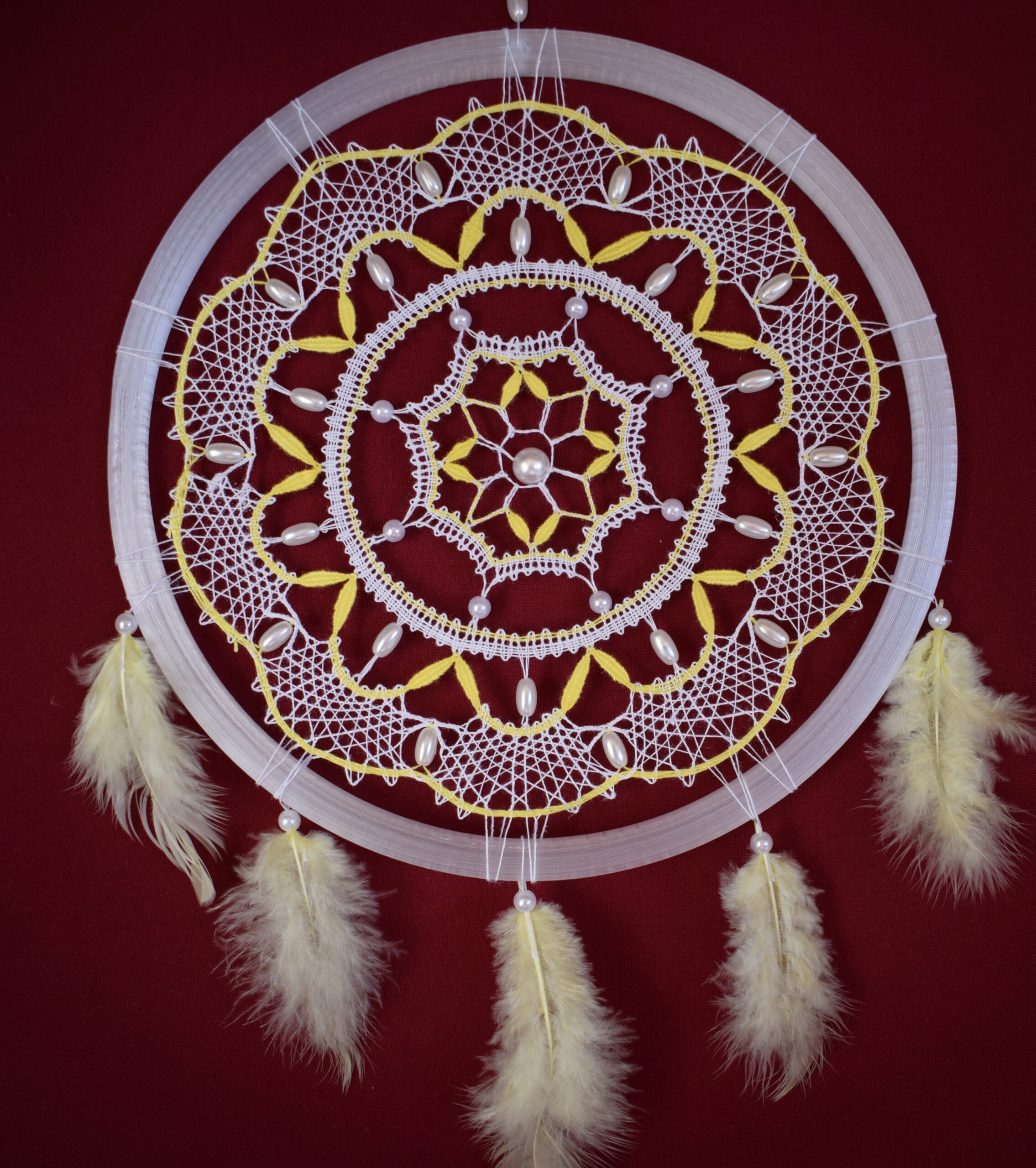 geklöppelter Traumfänger Muschel – Bild 3